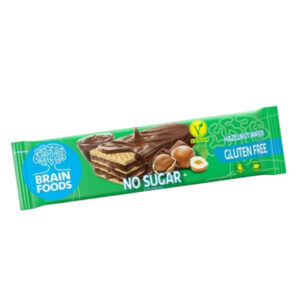 BRAIN FOODS HAZELNUT WAFER 40 GRMS