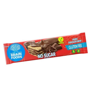 BRAIN FOODS DOUBLE CHOCOLATE WAFER 40 GRMS