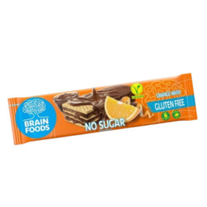 BRAIN FOODS CHOCOLATE ORANGE WAFER 40 GRMS