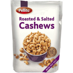 PELLITO ROASTED & SALTED CASHEW DOY-BAG 120 GRMS