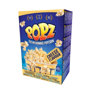 POPZ MW POPCORN 3PK CHEESE 255 GRMS
