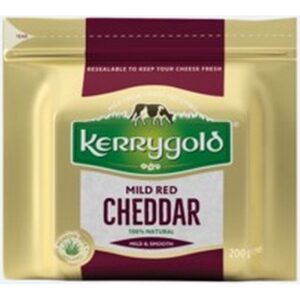 KERRYGOLD MILD RED CHEDDAR 200 GRMS