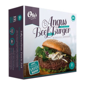 OLLYS ANGUS BURGERS X 2 570 GRMS