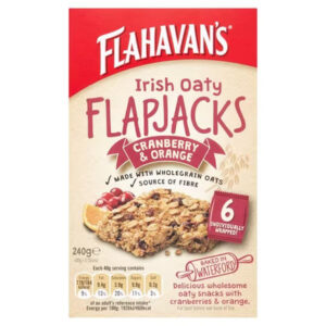 FLAHAVANS Flapjacks Cranberry & Orange 6x240 grms
