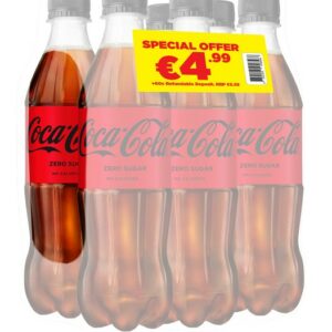 COCA COLA ZERO PACK @ 4.99 500 ML