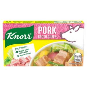 KNORR CUBES  PORK X12 80 GRMS