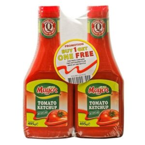 MAYOR TOMATO KETCHUP + KETCHUP 2x495 grms