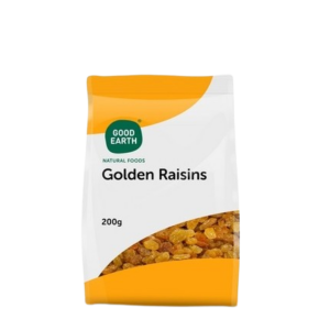 GOOD EARTH GOLDEN RAISINS 200 GRMS