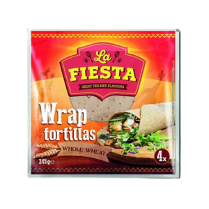 LA FIESTA WRAP WHOLEWHEAT 10 INCH 245 grms
