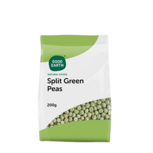 GOOD EARTH SPLIT GREEN PEAS 200 GRMS