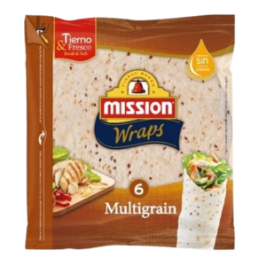MISSION F&S WRAPS MULTIGRAIN 370 GRMS