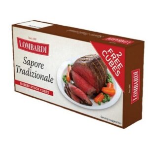 LOMBARDI BEEF CUBES 8+2 100 grms