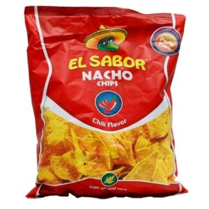 EL SABOR NACHO CHIPS CHILLI 225 GRMS