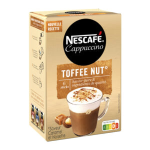 NESCAFE CAPPUCCINO TOFFEENUT LATTE 6X156 GRMS