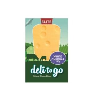 ELITE D2 GO WHT CHEDR SLICES 150 GRMS