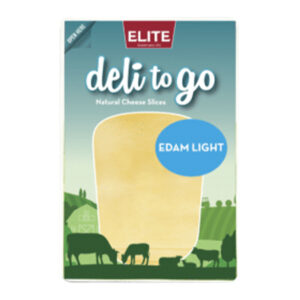ELITE D2GO EDAM LIGHT SLICES  200 GRMS