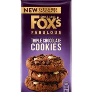 FOXS COOKIES TRIPLE CHOCOLATE 175 GRMS