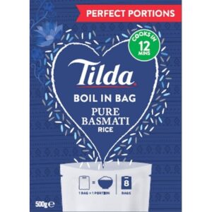 TILDA BOIL IN BAG BASMATI 625 GRMS