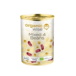 ORGANIC WISE 4 BEANS 400 GRMS