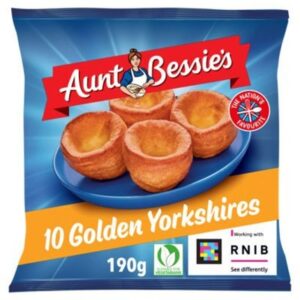 AUNT BESSIES YORKSHIRE PUDDING X12 190 GRMS