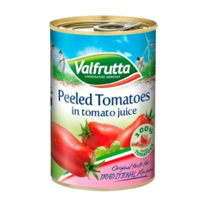 VALFRUTTA PEELED TOMATOES 400 GRMS