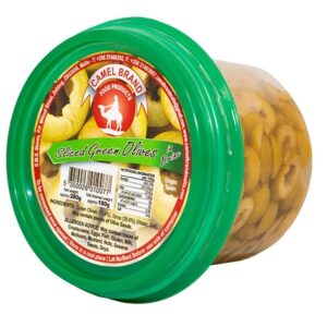 CAMEL BRAND SLICED GREEN OLIVES 280 grms