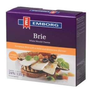 EMBORG DANISH BRIE 50% 125 GRMS