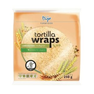 DIJO MULTIGRAIN WHEAT TORTILLA WRAP 4x248 grms