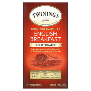 TWININGS ENGLISH BREAKFAST DECAFFEINATE 50 GRMS