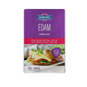 EMBORG EDAM SLICED CHEESE 150 GRMS