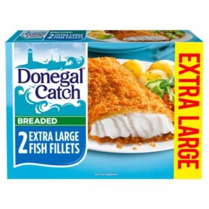 DONEGAL CATCH 2XL BREADED FISH FILLETS 300 grms