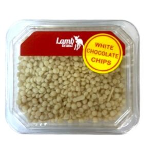 LAMB BRAND CHOCOLATE  CHIPS WHITE GOCCIO 200 GRMS