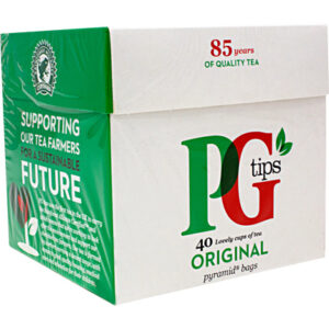 PG TIPS TEA BAGS X40 116 GRMS