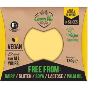 GREEN VIE GOUDA SLICES 180 grms