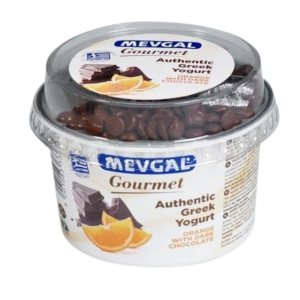 MEVGAL GOURMENT ORANGE & CHOC 165 grms