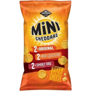 JACOBS MINI CHEDDARS VARIETY 6X23 GRMS