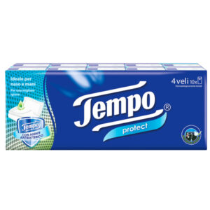TEMPO HANKY PROTECT SINGLE PK 10 PCS.
