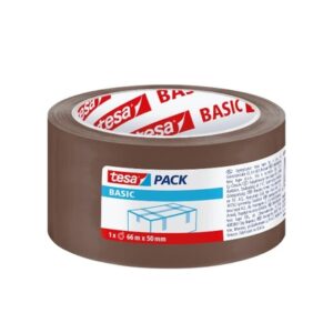 TESA BASIC PACKING TAPE BROWN 50MMX66M