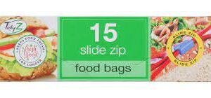 I TIDYZ FOOD BAGSSLIDE ZIP 15 PCS.