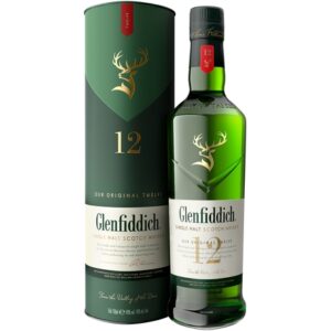 GLENFIDDICH SINGL MALT WHISKY 12YR OLD 40% 700 ML