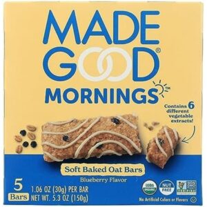 MADEGOOD SOFT GRANOLA BARS BLUEBERRY 5X150 GRMS