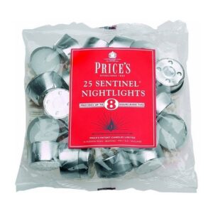 PRICE'S TEA LIGHTS 8HRS 25 PCS.