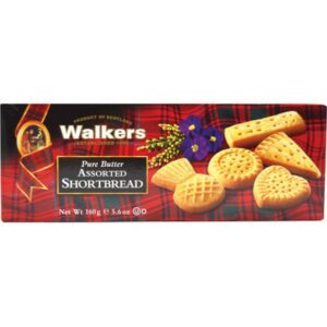 WALKERS ASSORTED SHORTBREAD SHAPES 160 GRMS