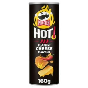 PRINGLES HOT FLAMIN CHEESE 160 GRMS
