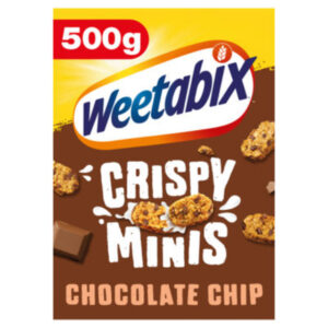 WEETABIX MINIS CHOCOLATE CHIP 500 GRMS