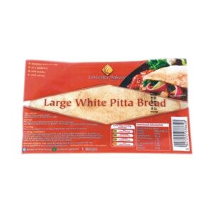 LEICESTER OVAL WHITE PITTA BREAD X6 450 GRMS