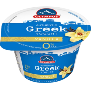 OLYMPUS GREEK YOG  VANILLA 0% 150 GRMS