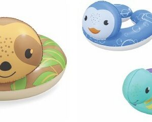 BESTWAY ASST/3 - FLOATIN FRIENDS SPLIT SWIM TUBE 4X