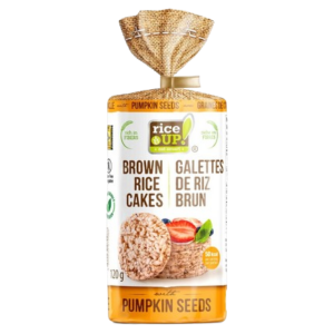RICEUP NH RICE CAKES PUMPKIN SEEDS 120 GRMS