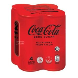 COCA COLA ZERO CAN 4X330 ML